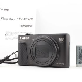 ★極上美品★キヤノン Canon PowerShot SX740 HS ブラック コンパクトデジカメ★ M1849＃66