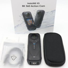 ボーナスストアPlus【美品】Insta360 X5 通常版 CINSAAHA ブラック 360度カメラ アクションカメラ インスタ360 本体