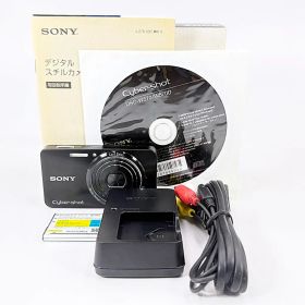 ソニー Cyber-shot DSC-W570 ブラック コンデジ カメラ 中古