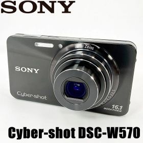 ソニー SONY Cyber-shot DSC-W570 ブラック コンデジ カメラ 中古