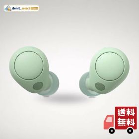 ソニー(SONY) 完全ワイヤレスイヤホン WF-C700N :高性能ノイズキャンセリング搭載/軽量・小型設計/音質アップスケール機能搭載/連続音楽再生時間最長 7.5時間/IPX4防滴性能/急速充電対応/クリアな通話性能/マルチポイント対応 セージグリ