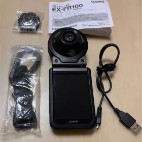CASIO EXILIM EX-FR100 ブラック セパレート デジカメ 防水
