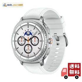 Samsung Galaxy Watch8 Classic ホワイト スマートウォッチ 本体 端末 Samsung純正 国内正規品 2025年発売 Felica対応 5ATM+IP68 Bluetooth v5.3 Dual GPS搭載 通話機能 最大3