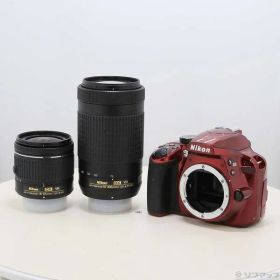 ソフマップ 〔中古品〕 NIKON D3400 ダブルズームキット (レッド)【295】