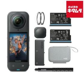 Insta360 X5 エッセンシャルバンドル（CINSAAHA-X504） ビデオカメラ 4K 5.7K 8K 小型 高画質 ウェアラブル 全天球360度カメラ 《納期約1－2週間》
