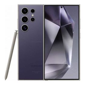 【中古】【安心保証】 Galaxy S24 Ultra SC-52E[256GB] docomo チタニウムバイオレット