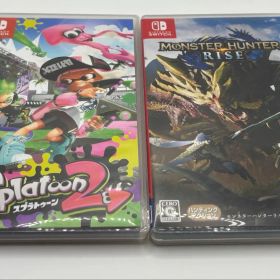 Nintendo Switch ソフト スプラトゥーン2 モンハンライズ