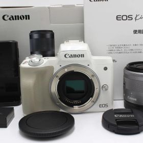 11000ショット以下！Canon EOS Kiss M 【EF-M15-45 IS STM レンズキット】 キヤノン