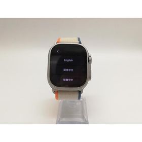 【中古】Apple Apple Watch Ultra2 49mm Cellular チタニウムケース/オレンジ/ベージュトレイルループ(M/L) MRF23J/A【DS秋葉】保証期間１ヶ月【ランクA】