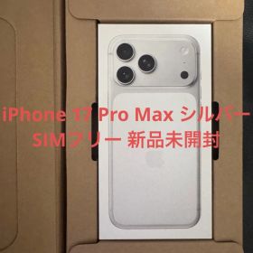 iPhone 17 Pro Max シルバー SIMフリー シムフリー