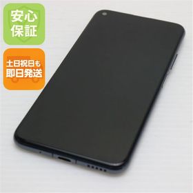 超美品 SIMフリー HUAWEI nova 5T ブラック スマホ 本体 白ロム 中古