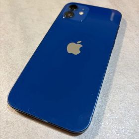 Apple iPhone12 ブルー 128G SIM解除済 箱あり