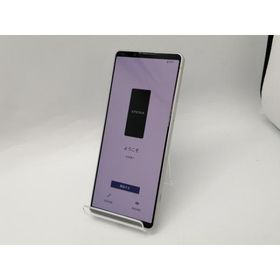 【中古】SONY docomo 【SIMフリー】 Xperia 5 IV 8GB 128GB SO-54C エクリュホワイト【広島本通】保証期間１ヶ月【ランクB】