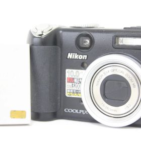 【返品保証】 ニコン Nikon Coolpix P5000 ブラック 3.5x バッテリー付き コンパクトデジタルカメラ v8419