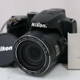 【返品保証】 ニコン Nikon COOLPIX P500 ブラック 36x バッテリー付き コンパクトデジタルカメラ e15232