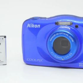 【I2053】 Nikon COOLPIX S33 ブルー ニコン クールピクス