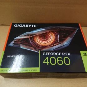 【未使用品】GIGABYTE NVIDIA GeForce RTX 4060 搭載 グラフィックボード ギガバイト GV-N4060D6-8GD GPU ビデオカード PCIExp 8GB