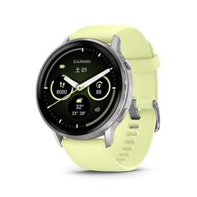 GARMIN 010-03014-32 Venu 4 45mm ロングバッテリー 心拍計 高精度GPS Suica AMOLED Silver ／ Citron