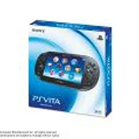 【中古】 PlayStationVita Wi−Fiモデル：クリスタル・ブラック（PCH1000ZA01）／本体（携帯ゲーム機）
