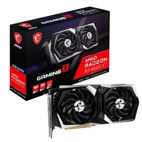 【中古】 MSI Radeon RX 6600 XT ゲーミング X 8G ゲーミング グラフィックスカード - 8GB GDDR6 2607MHz PCI Express 4 128ビット 3X DP v 1.4 HDMI 2.1 (4K & 8K対応)