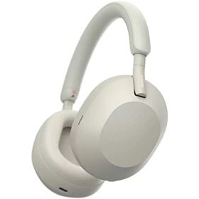ソニー ワイヤレスノイズキャンセリングステレオヘッドホン WH-1000XM5:ノイキャン向上/ Alexa搭載/通話性能向上/ソフトフィットレザーによる高い遮音性/プラチナシルバー WH1000XM5 SM