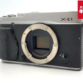【中古】 【並品】 フジフイルム X-E1 ボディ シルバー 【ミラーレス一眼】 【6ヶ月保証】