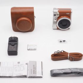 FUJIFILM 富士フイルム インスタントカメラ チェキ instax mini 90 ブラウン