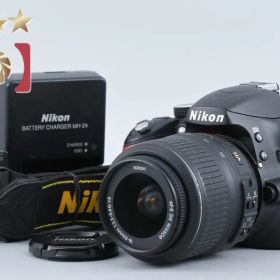 【中古】Nikon ニコン D3200 18-55 VR レンズキット ブラック シャッター回数僅少
