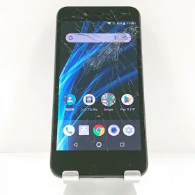 【ジャンク品】AQUOS sense basic 702SH SoftBank ブラック 送料無料 本体 c22085 【中古】