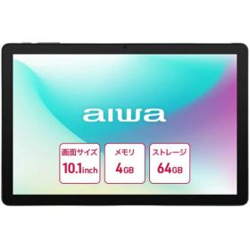 【ポイント10倍】 AIWA タブレットPC aiwa tab AS10L JA5-TBA1011 SIMフリー [ダークグレー] [画面サイズ：10.1 インチ 画面解像度：1280x800 詳細OS種類：Android 15 ネット接続タイプ：SIMフリーモデル ストレージ容量：64GB メモリ容量：4GB CPU：MediaTek Helio G81]