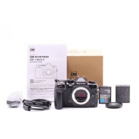 OM SYSTEM OM-1 Mark II ボディ｜マイクロフォーサーズ ミラーレス一眼 5軸手ブレ補正 防塵防滴 高速連写 4K動画対応【中古】
