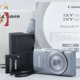 【中古】Canon キヤノン IXY 150 シルバー コンパクトデジタルカメラ 元箱付き