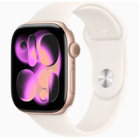 APPLE アップル Apple Watch Series 11 GPSモデル 46mm MEV74J/A ローズゴールド M/L