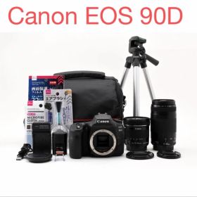デジタル一眼レフカメラ Canon EOS 90D 標準&望遠ダブルレンズセット