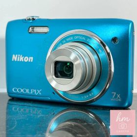 Nikon COOLPIX S3500 オリエンタルブルー 2005万画素 光学7倍ズーム 広角26mm レンズシフト式手ブレ補正 コンパクトデジタルカメラ ニコン クールピクス S3500DBL