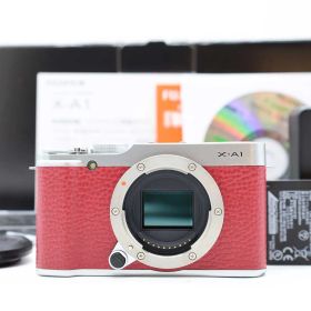 富士フィルム Fujifilm Fuji X-A1 16.3MP Digital Camera Body Red 元箱 [美品] #Z6934A