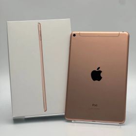 【訳あり箱付き中古B】iPad mini 第5世代 64GB ゴールド wifi+Cellular バッテリー【85%】 SIMフリー 白ロム