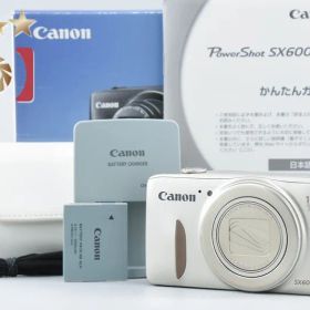 【中古】Canon キヤノン PowerShot SX600 HS ゴールド コンパクトデジタルカメラ 元箱付き