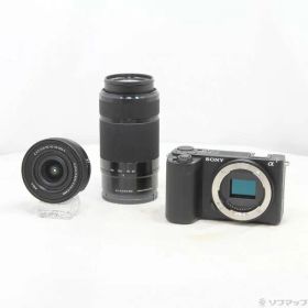ソフマップ 〔中古品〕 VLOGCAM ZV-E10 II ダブルズームレンズキット ブラック ZV-E10M2X B【262】