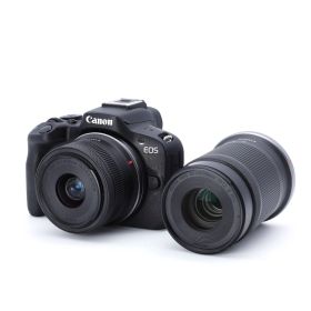 Canon ミラーレスカメラ EOS R50 ダブルズームキット ブラック _GP00020644