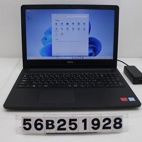 DELL Inspiron 15 3576 Core i7 8550U 1.8GHz/16GB/256GB(SSD)/Multi/15.6W/FHD(1920x1080)/Win11/AMD Radeon 520 【中古】