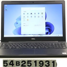 DELL Inspiron 3593 Core i7 1065G7 1.3GHz/8GB/256GB(SSD)/15.6W/FHD(1920x1080)/Win11 【中古】