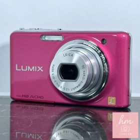 【美品】Panasonic LUMIX DMC-FX77 グラマラスピンク ピンク 1210万画素 光学5倍ズーム 広角24mm F2.5 HD動画 3.5型タッチパネル コンパクトデジタルカメラ パナソニック ルミックス