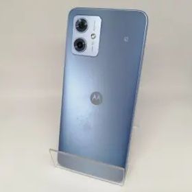 【中古】MOTOROLA ymobile 【SIMフリー】 moto g64y 5G シルバーブルー 4GB 128GB PB2F0001JP【OSU301】保証期間１ヶ月【ランクB】