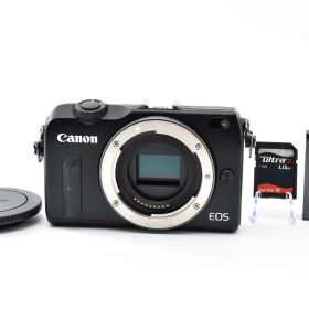 ★現状品★ キヤノン CANON EOS M2 ボディ ブラック 小スレ・傷あり 十字キー上・setボタン反応なし ミラーレス ★ #9123