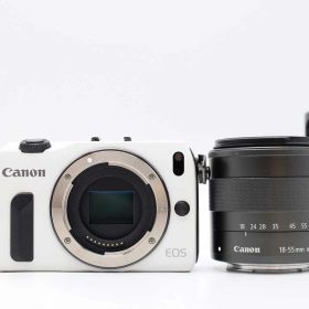 キャノン Canon EOS M Mirrorless Digital SLR Camera White 18-55mm Lens [良品] #Z6920A