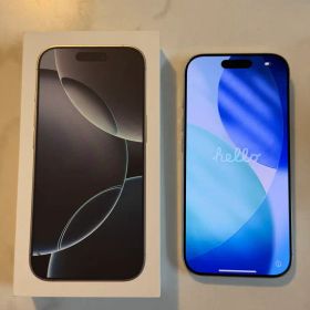 海外版iPhone 16Pro 256GB White Titanium 本体