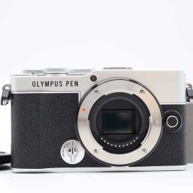 オリンパス Olympus Pen E-P7 20.3MP Digital Camera Body Silver shots [美品] #Z6913A