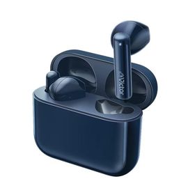 JVCケンウッド Victor HA-A4T-AN (ブルー) 開放型ワイヤレスイヤホン Bluetooth完全ワイヤレスイヤホン 防滴仕様