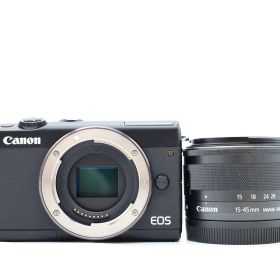 キャノン Canon EOS M100 Black 24.2 MP Digital Camera 15-45mm [美品] #Z6922A